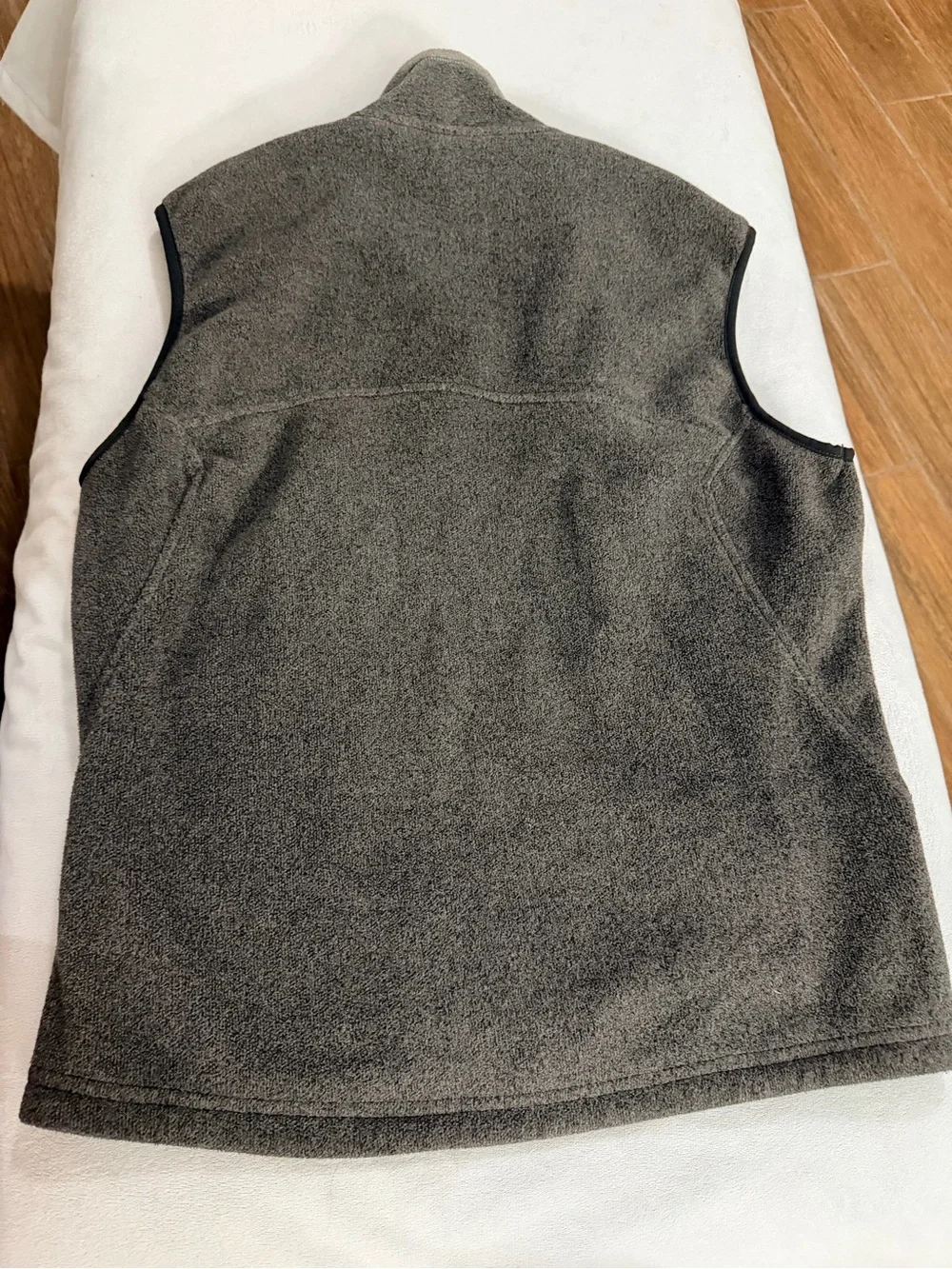 REI Men's Gray Fleece Vest - Full Zip